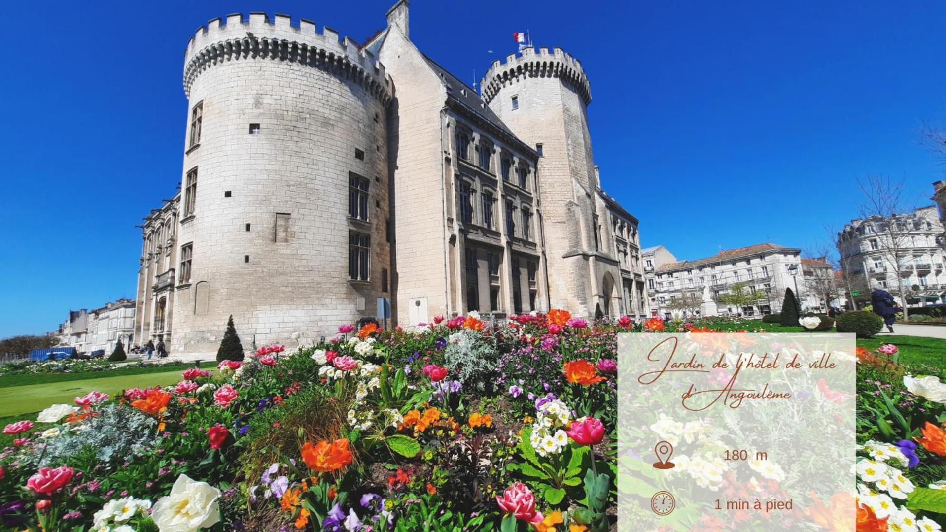 Face A L'Hotel De Ville Grand Et Lumineux Appartement Ανγκουλέμ Εξωτερικό φωτογραφία